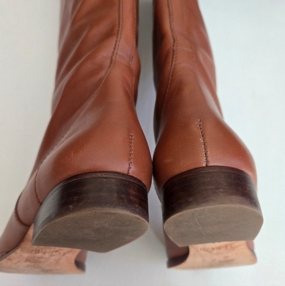 J. Crew Brown Leather Winter Boots - Picture 6 of 16